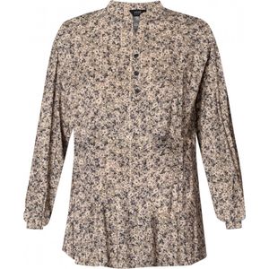 YESTA Bibi-Jana Essential Blouse - Soft Army/Multi-Colo - maat 0(46)