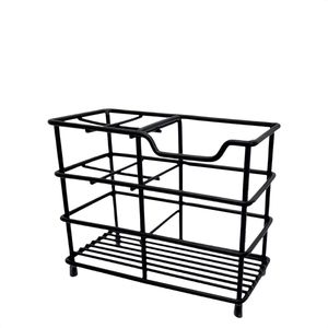 Sanics Tandenborstelhouder - Tandenborstel koker - Tandenborstelhouders - Pennenhouder Organizer Industrieel - Tandenborstel Houder Zwart - RVS