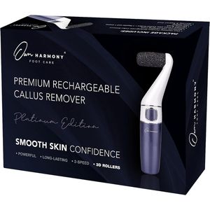 Oplaadbare elektrische huidverwijderaar voor eeltverwijdering en voetverzorging - Professionele elektronische pedicure voetvijl