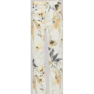 BSB Millie - Broek - Bloemenprint - Ecru - L