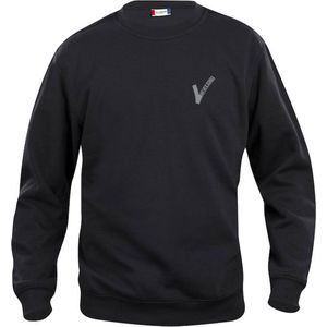 Security / Beveiliging kleding - Clique - Sweater Zwart inclusief Borstlogo (V-tje) en Ruglogo (SECURITY) - Maat 5XL - VOOR PROFESSIONALS