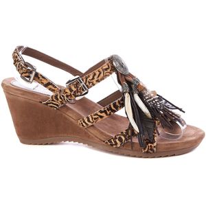 Lazamani - ZLN 0421 - Sandalen - Multicolor - Echt Leer