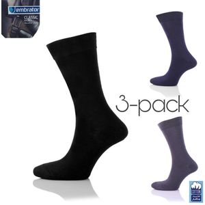 Embrator 5-pack Klassieke mannen Sokken zwart