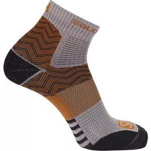 Salomon Socks - Hiking Outpath Low - Kelp/Cherry Tomato - S 36-38