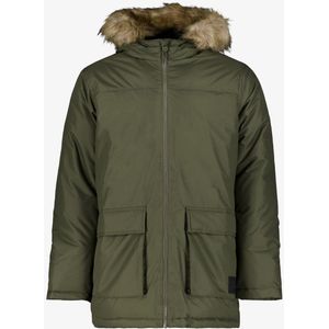 JJ REBEL heren parka winterjas groen - Maat XL