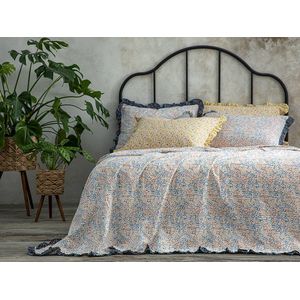 English Home Summer blanket - Bedsprei - 200x220 cm - Blauw
