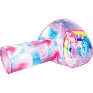 Bino Speeltent Unicorn Meisjes 160 X 95 Cm Polyester Paars