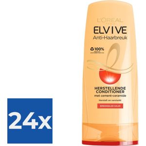 L’Oréal Paris Elvive Anti Haarbreuk Conditioner - 200 ml - Voordeelverpakking 24 stuks