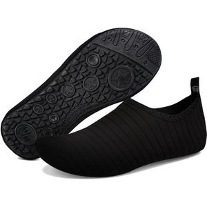 YONO Waterschoenen voor Volwassenen - Anti-Slip Zwemschoenen Dames en Heren - Zwart - Maat 42-43