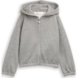Tom Tailor Cropped hoodie Sweatjack met glitterlook