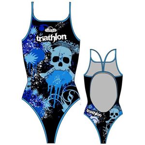 Turbo Skulls Triathlon Zwemkleding Blauw,Zwart S Vrouw