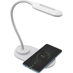 DENVER® LED Bureaulamp met QI Oplaad Pad 5 Watt, Licht Kleur Schakelbaar