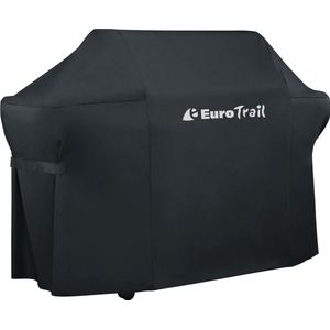 Eurotrail hoes voor de BBQ - 122 x 45 x 107 cm - Zwart - Barbecuehoes