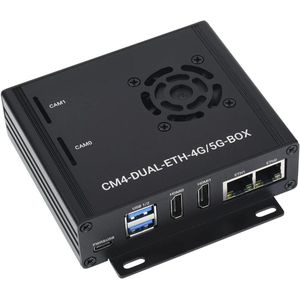Mini-Computer met Dubbele Gigabit Ethernet 5G/4G en Koelventilator