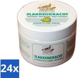 Goldline - Bodycrème - Slakkenkracht - Huidverzorging - Verzachtend - 250 ml - Voordeelverpakking - 24 stuks
