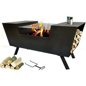 Mika Vuurschaal en Houtskoolbarbecue
