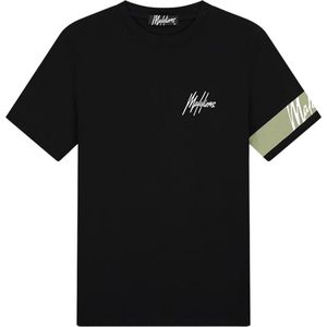 Malelions Captain T-Shirt Black/Sage Green