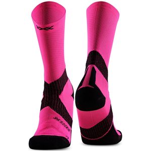 X-socks - Bike Expert - Lange Sokken - Roze - EU 42-44