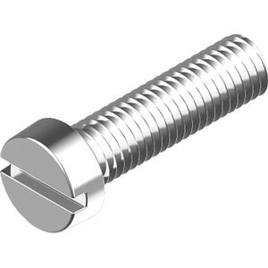 (24 STUKS) M2X30 METAALSCHROEF RVS-A2-70 (AISI 304) DIN 84 (ISO 1207)