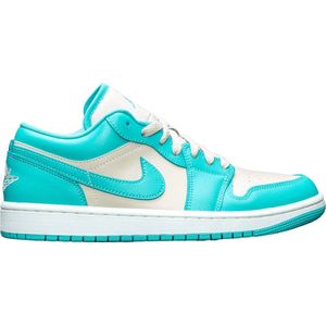 Air Jordan 1 Low Tropical Teal (W) - DC0774-131 - Maat 38.5 - Teal - Schoenen