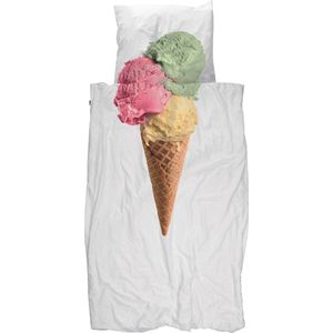 SNURK Ice cream - Dekbedovertrek - Lits-jumeaux - 140x200/220 cm + 1 kussenslopen 60x70 cm