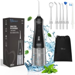 Waterflosser Dentect - Neusdouche - Monddouche - Tongschraper - Tongreiniger - Flosapparaat - 9 standen - Tandplak verwijderaar - Extra Opzetstukken - Tongreiniger - Beugel schoonmaken - Tandplak verwijderen - Tandsteenverwijderaar
