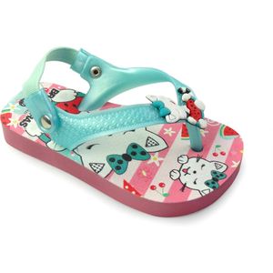 Brasileras Slippers Baby Slip- Groen water- 19/20