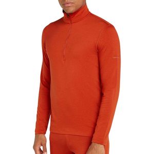 Icebreaker Core Heavyweight Half Zip LS Thermoshirt Heren - Maat XL