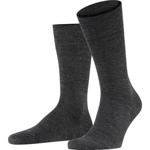 FALKE Sensitive Berlin comfort band, geschikt voor diabetici katoen merinowol duurzaam sokken heren grijs - Maat 47-50