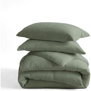 Sleeptime All-in one Omkeerbare Dekbed - Dekbed zonder Overtrek - 240x200 - Groen