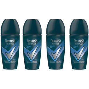 Rexona Deo Roller Cobalt Dry - 4 x 50 ml - Voordeelverpakking