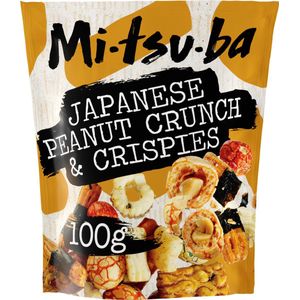 Mitsuba – Japanese peanut crunch and crispies – Borrelmix – Snacks - Box of 6 x 100 gram