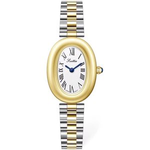 Scottie Ovaal Dames Horloge ZilverGoudkleurig | Dames Horloges | Trendy Dames Horloges | Horloges |
