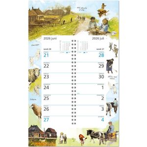 Rien Poortvliet Omlegweek (op schild) 2026 Familie