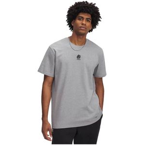 Under Armour Curry Heavyweight Logo T-shirt Met Korte Mouwen Grijs L Man