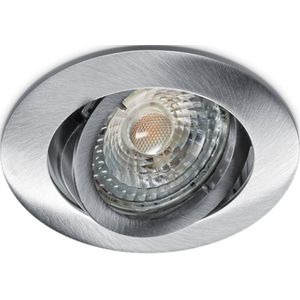 Norton LED inbouwspot  GU10 fitting 230V dimbaar 1 stuks mat chroom.