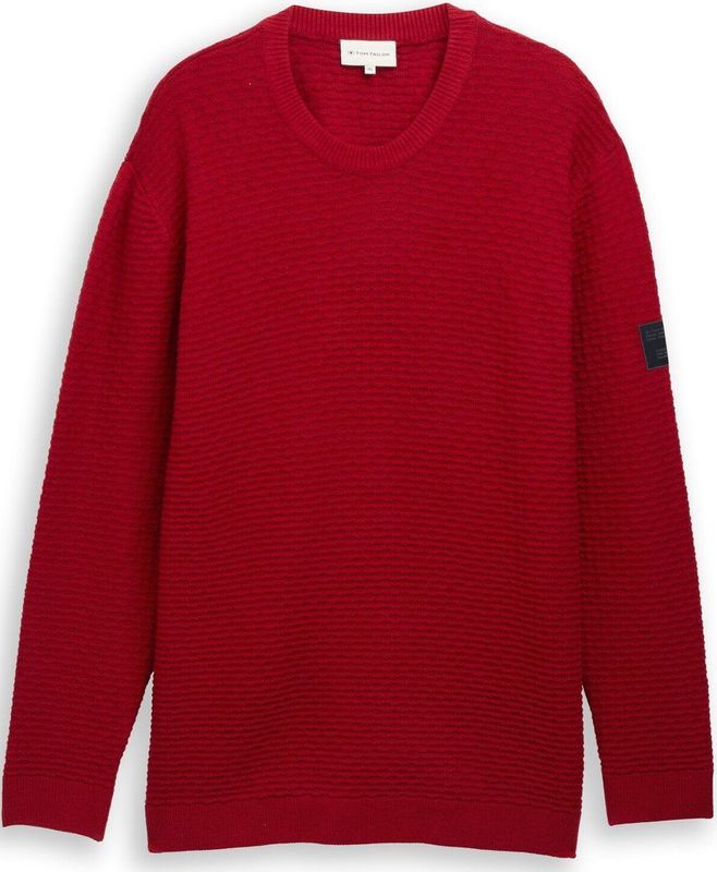 Tom Tailor Plus Size - Gebreide trui met ronde hals