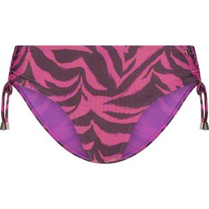 Beachlife Zigzag Zebra lace up bikinibroekje