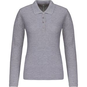 Kariban Piqué-damespolo lange mouwen K257 - Oxford Grey - XL