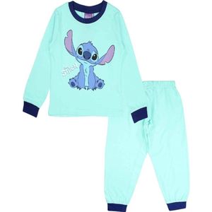 Disney Lilo en Stitch pyjama - Lichtblauw - Maat 98 - 100% Katoen