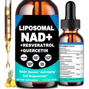 Liposomal NAD+ | Quercetin | 1650mg | Energie | Cel bescherming | Cel herstel | Bloedvaten verwijden | Anti-age |