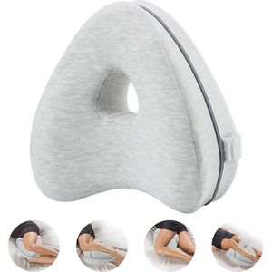 Ergonomisch Beenkussen voor Zijslapers - Optimaal Comfort met Memory Foam en Afneembare Hoes