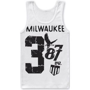 Hybris Milwaukee 387 Tank Top SH-7-15691-LFH3-12 White-S