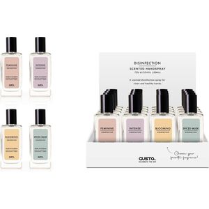 Gusta Disinfect Scented Handspray Display 100 Ml