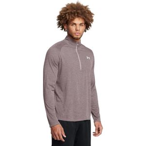 Under Armour Longsleeves Ua Tech Textured 1/2 Zip Tetra Gray 015-XL