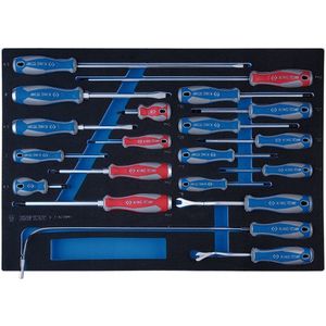 King Tony 20-delige schroevendraaierset: Phillips, Plat, Torx met Magneet