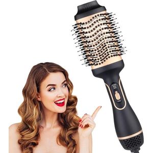 Föhnborstel ionische-technologie 4-in-1 heteluchtborstel voor drogen stylen en ionenverzorging - geschikt voor alle haartypes