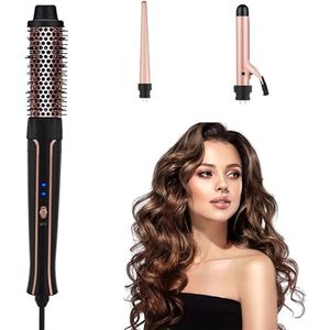 Multistyler 5 in 1 - Krultang en Stijltang - Diverse Opzetstukken - Voor Krullen, Golven en Steil Haar - Snelle Verwarming