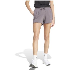 Adidas Essentials Small Logo Feelcozy Korte Broek Grijs L Vrouw