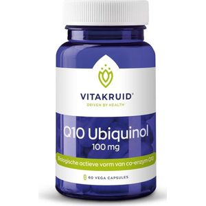 Vitakruid Q10 Ubiquinol 100 mg - 2 x 60 vegacapsules - Voordeelverpakking